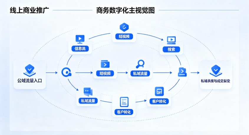 涞水县线上商业推广怎么做？全域流量闭环搭建与低成本转化实战指南